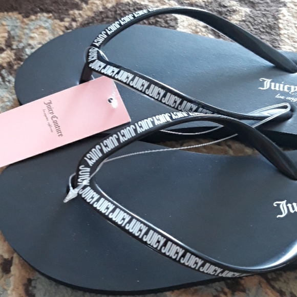 4x*Host Pick*Juicy Couture flip flop sandals - Picture 6 of 14